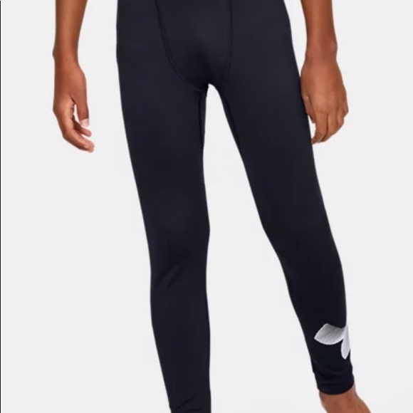 Boys YXL Under Armour coldgear leggings in excellent condition - Picture 2 of 3